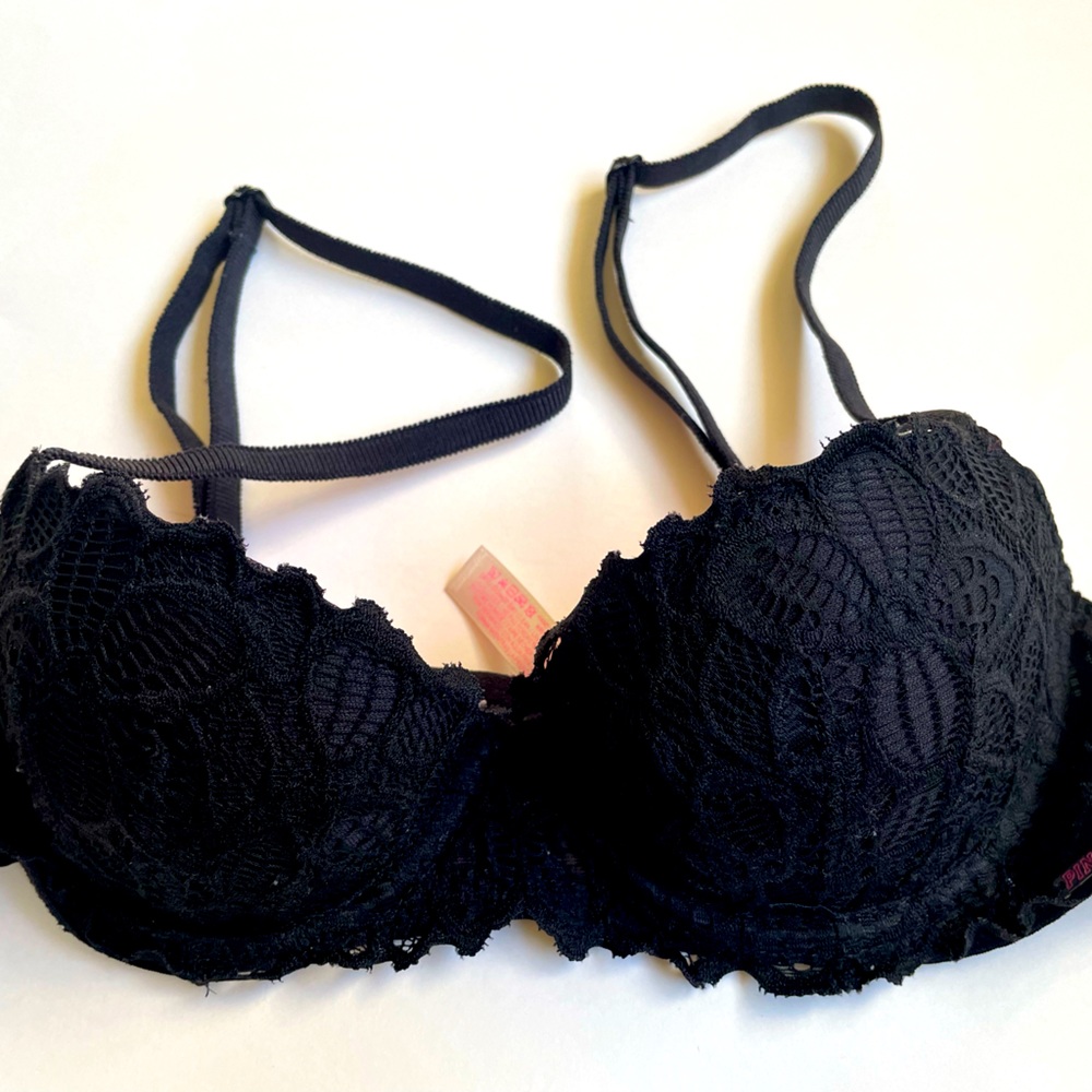 PINK push-up bra-wired